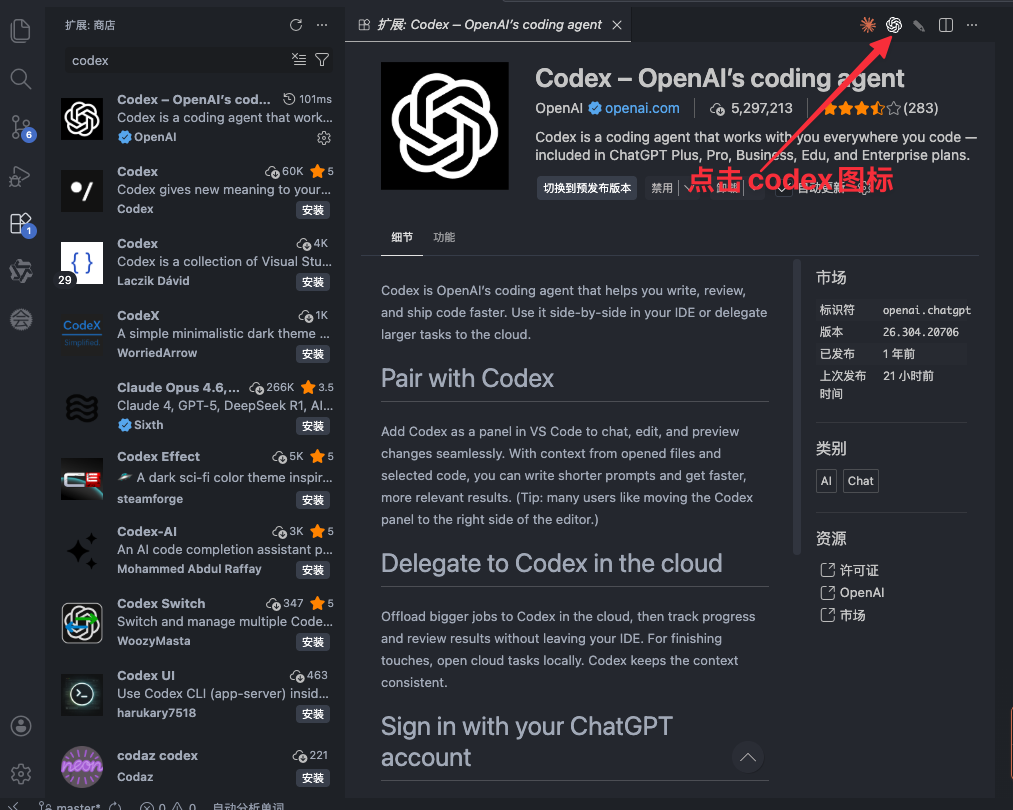 Codex 图标截图